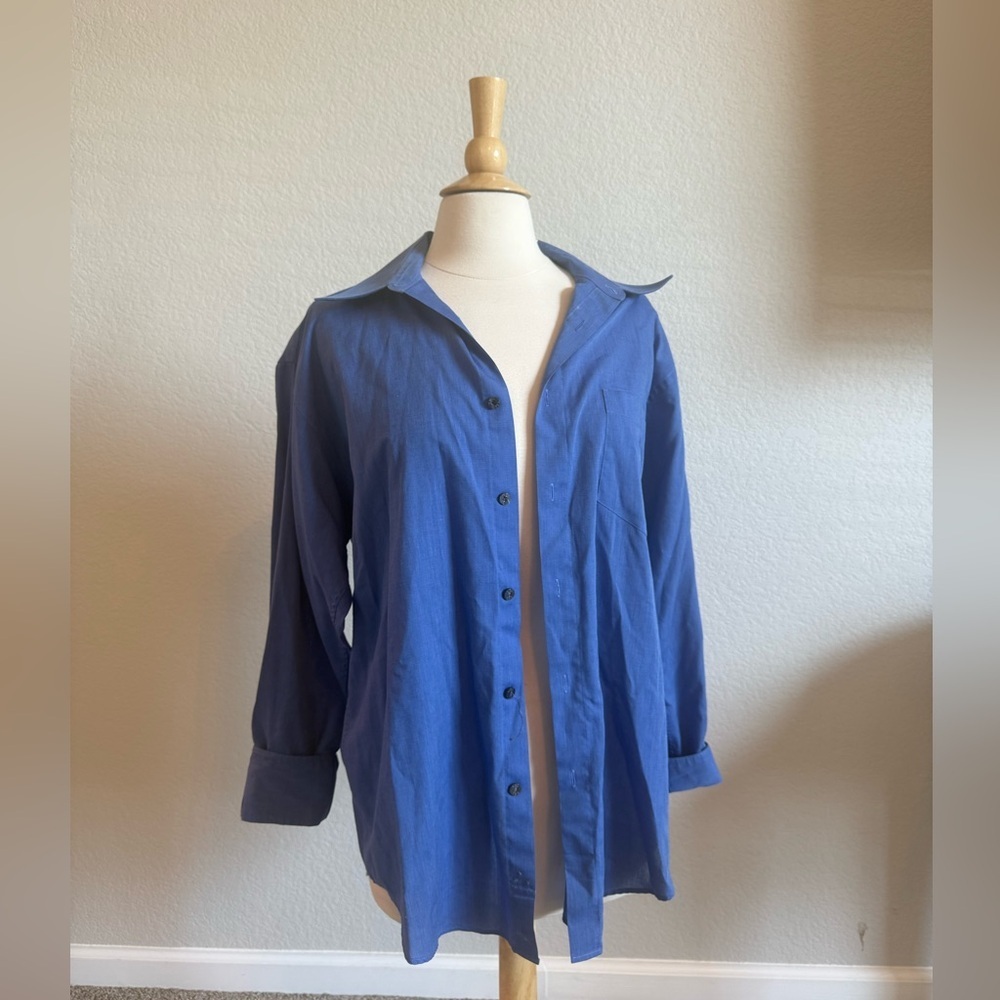 Yves Saint Laurent | Vintage Blue Men's Shirt